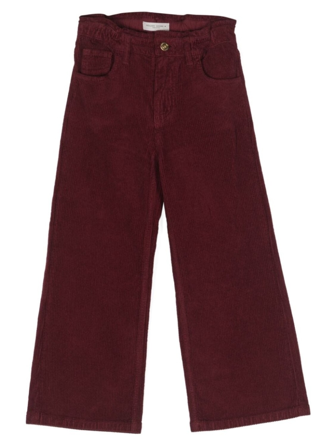 

Вельветовые брюки со стразами Golden Goose Kids, красный