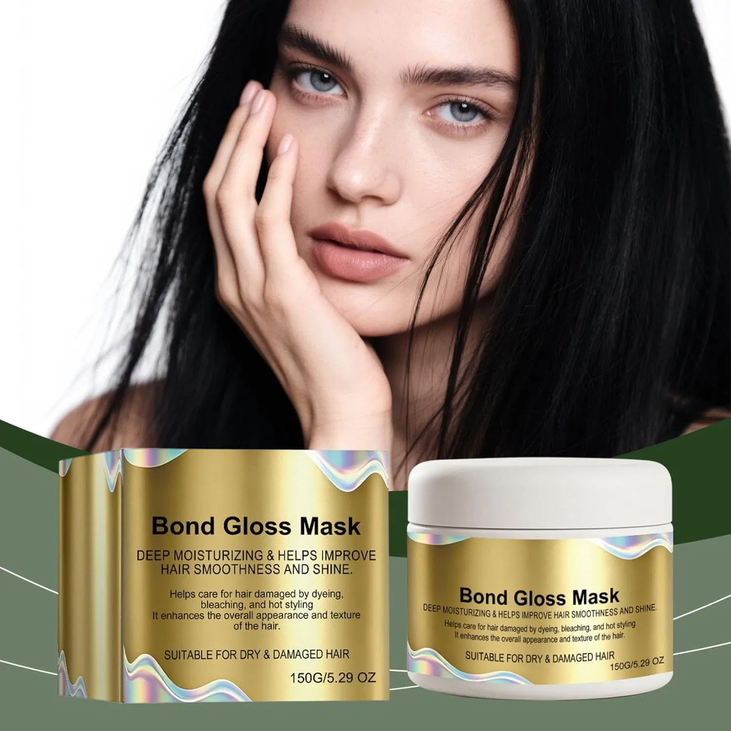 Маска для волос «Bond Gloss» от Maybe Paris Vokkrv, 1Pc — фото 2