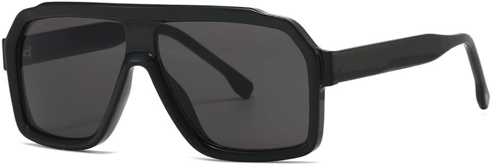 

Солнцезащитные очки UV400 - увеличенного размера, в стиле панк, с градиентным переходом цвета, для женщин и мужчин, для бега и занятий спортом на открытом воздухе UYPTK, Black Black