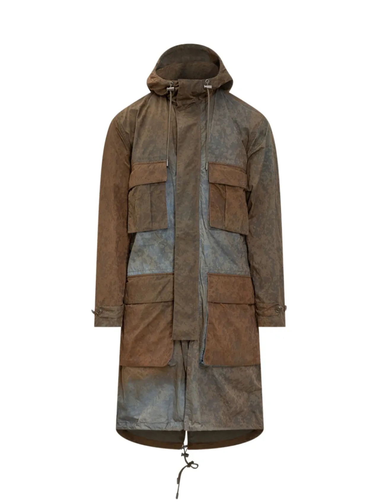 

Пальто-парка с рыбьим хвостом Woolrich, нейтральный