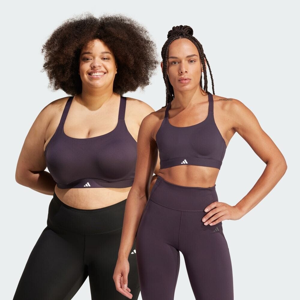 

Спортивный бюстгальтер Adidas TLRD Impact Luxe Training High Support Bra, цвет Aurora Black
