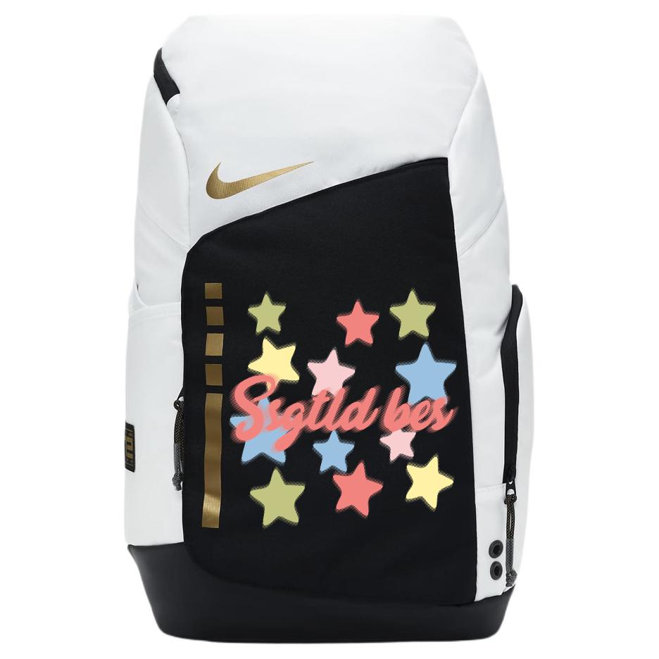 

Nike Тканевый рюкзак унисекс черно-белый, Polka Dot Stars