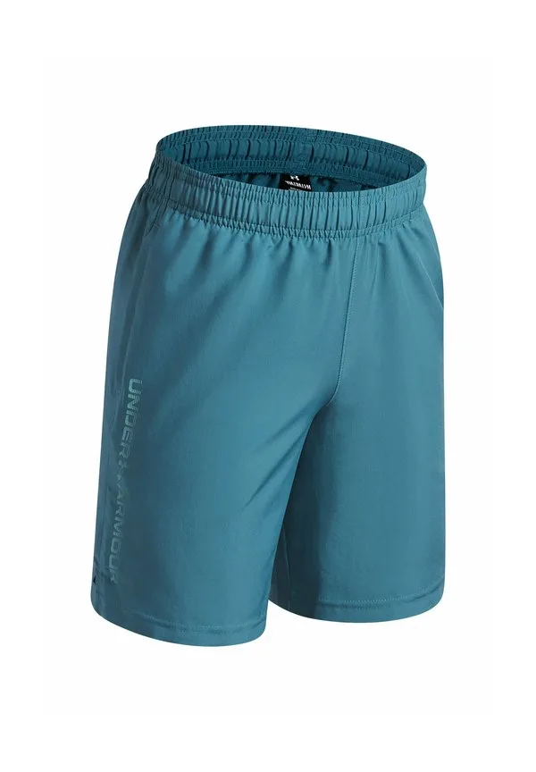 Спортивные шорты с технологичным плетением и логотипом Under Armour, Boundless Blue — фото 3
