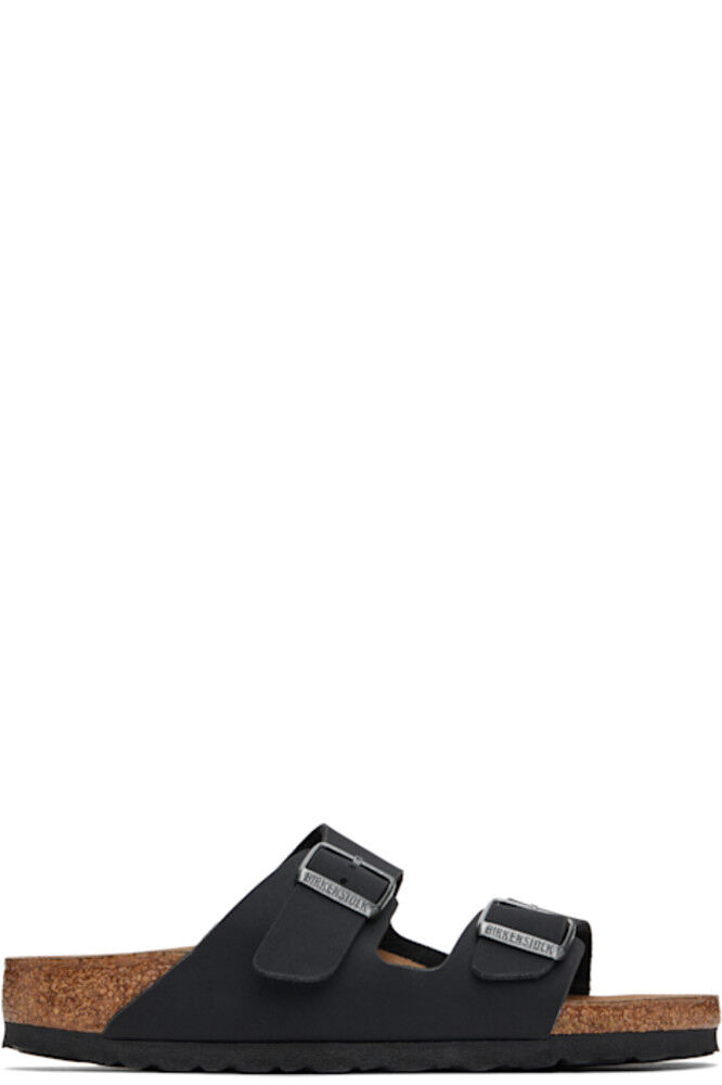 Черные узкие сандалии Arizona Vegan Birkenstock