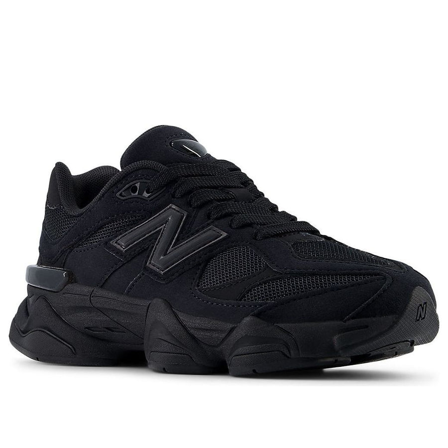 Кроссовки (GS) New Balance 9060 'Triple Black', черный — фото 4