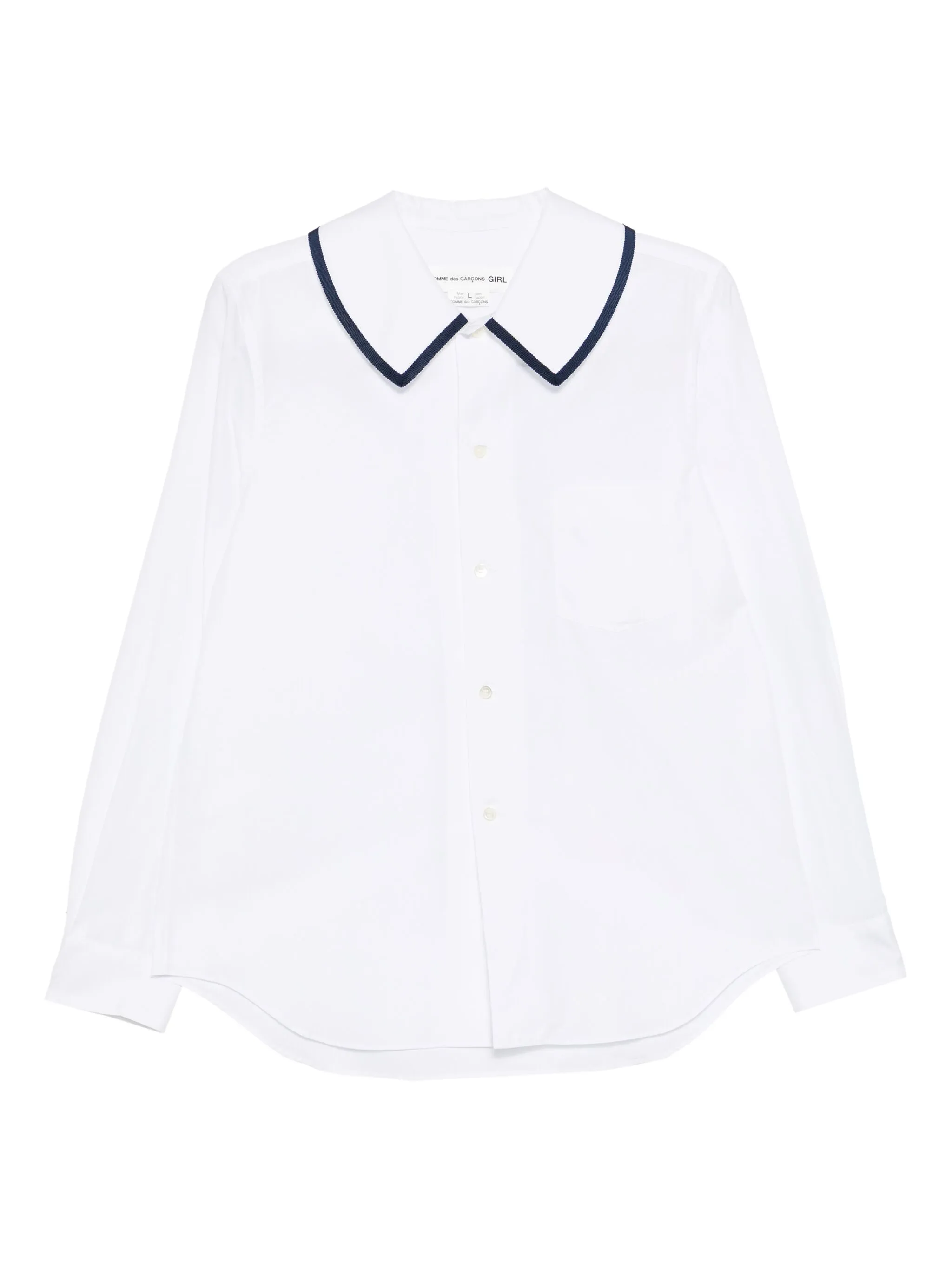 

Рубашка на пуговицах Comme Des Garçons Girl, белый