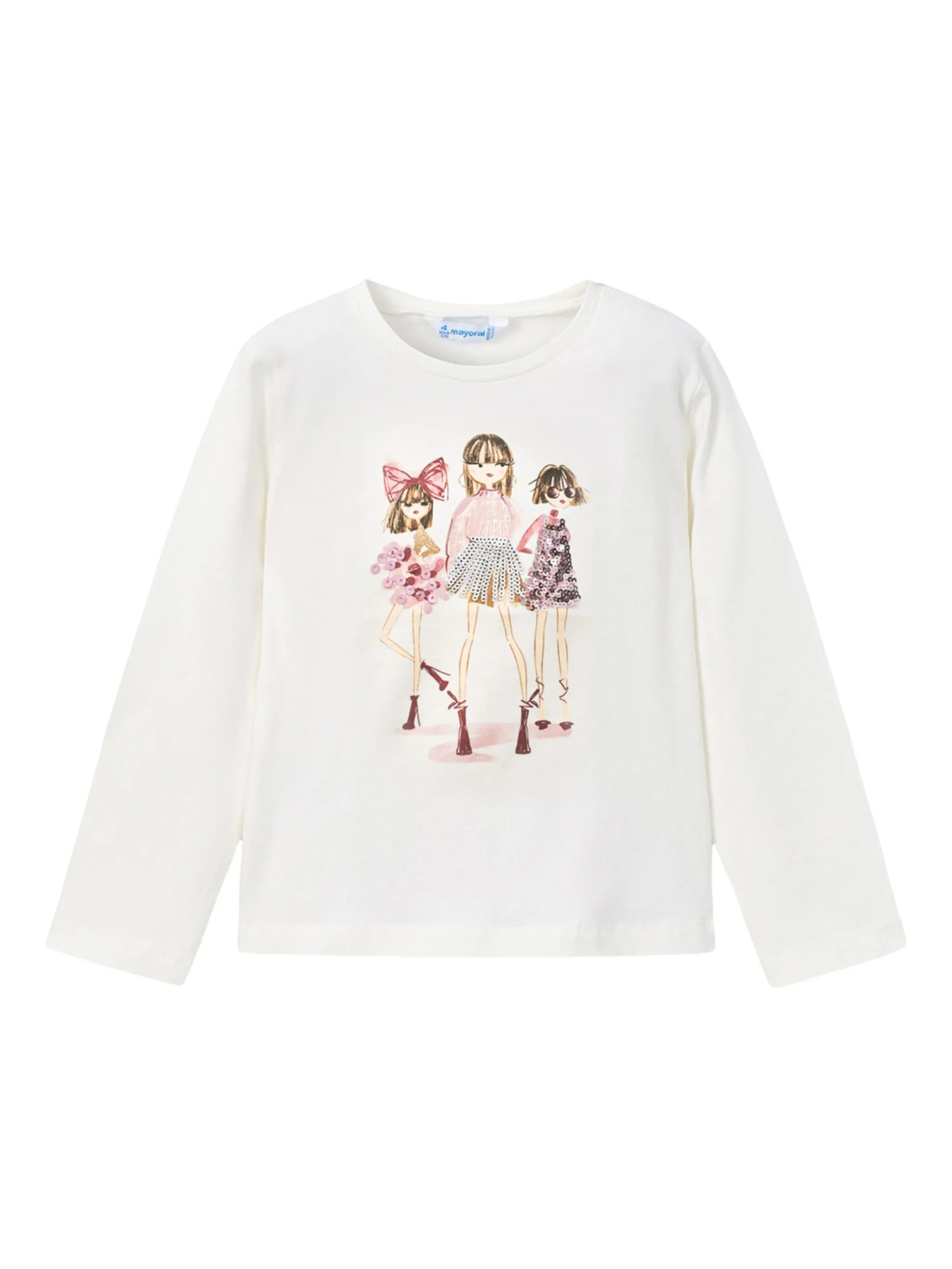 

Футболка с принтом Mayoral, белый