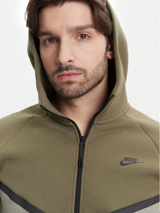 Толстовка обычного кроя Windrunner HV0949 Nike, хаки — фото 4