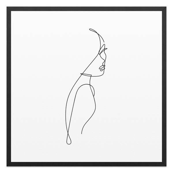 

Картина Reinders Silhouette Weiblich, белый