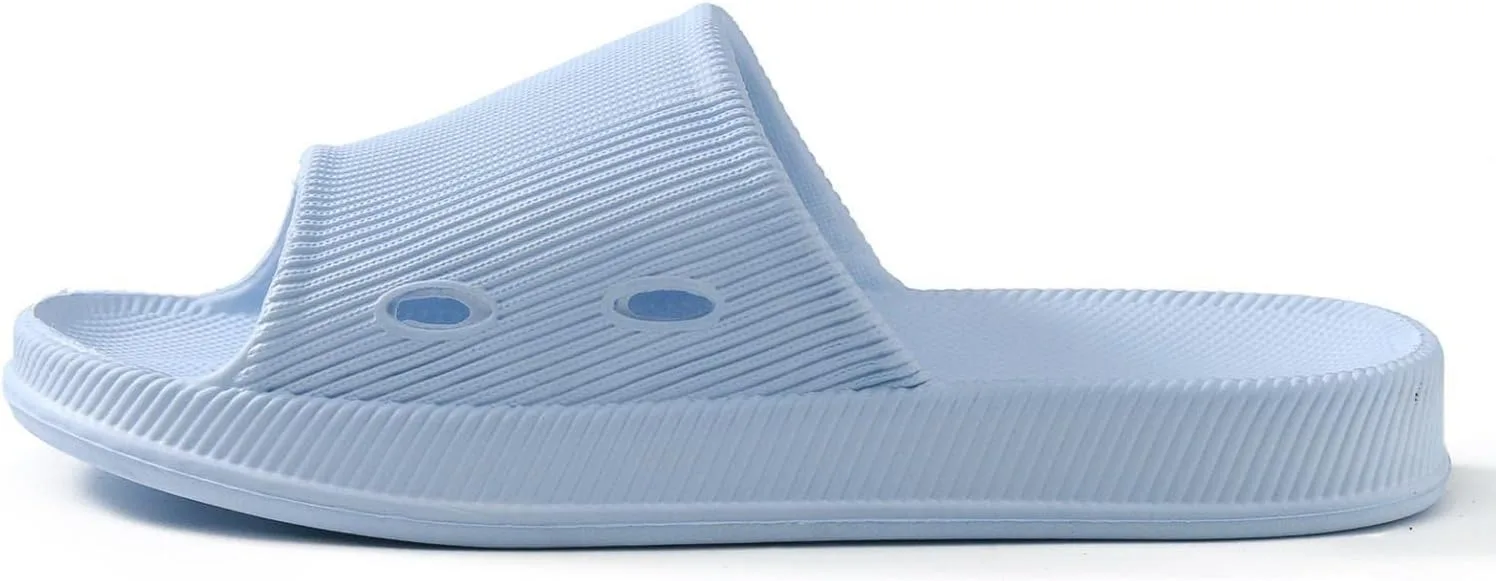 Женские тапочки Cozislides Original Cosify Cloud Slippers Cloudyzz Slippers Супермягкие тапочки Унисекс Нескользящие мюли С летними садовыми сандалиями на открытом воздухе Sunnyuk, небесно-голубой/небесно-голубой — фото 2
