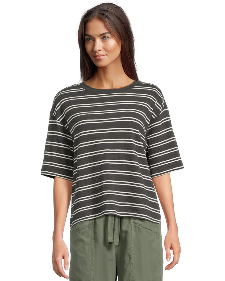 

Футболка Faherty Sunwashed Slub Vintage Tee, цвет Phantom Highland Stripe