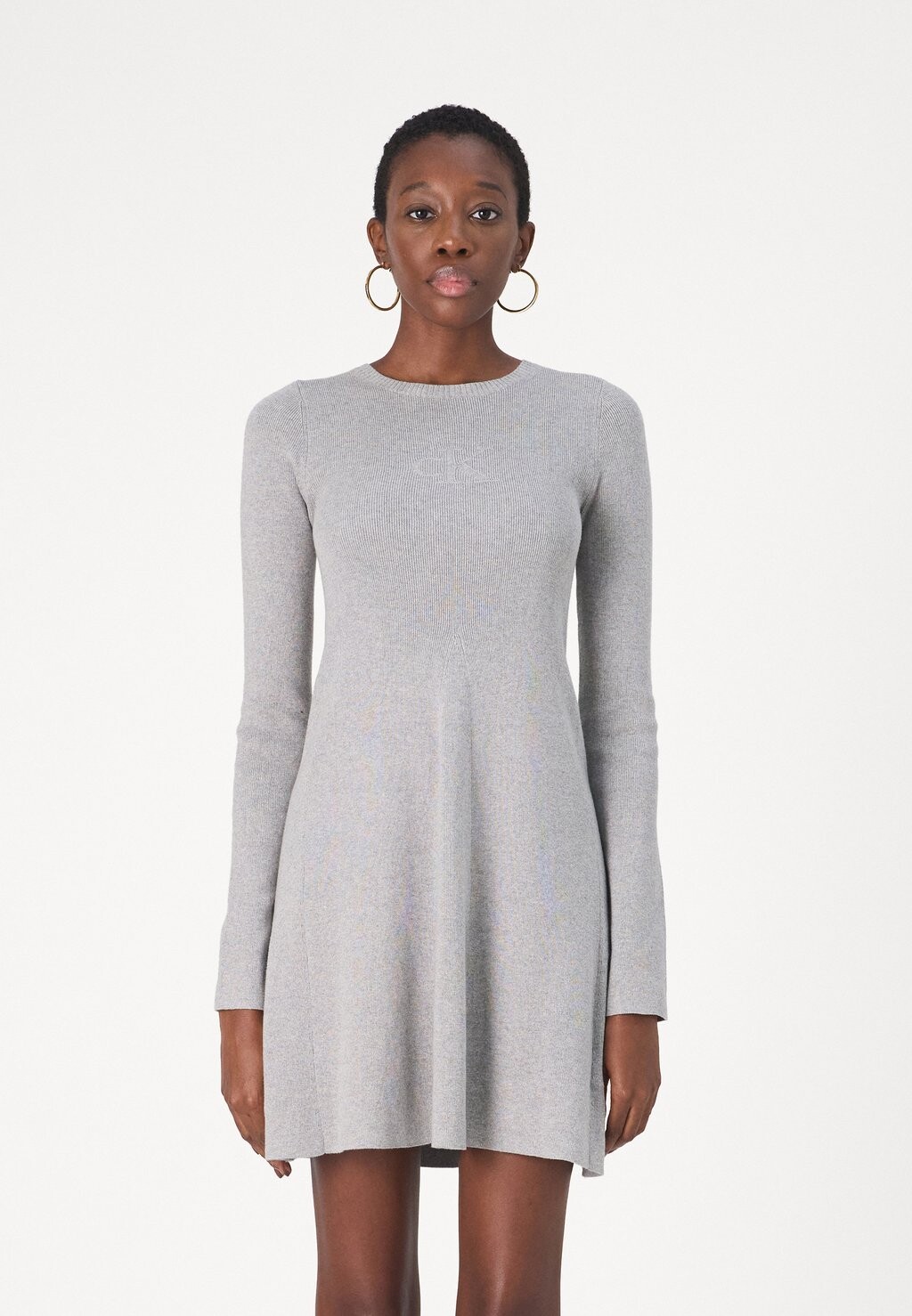 

Трикотажное платье CK INTARSIA Calvin Klein, серый