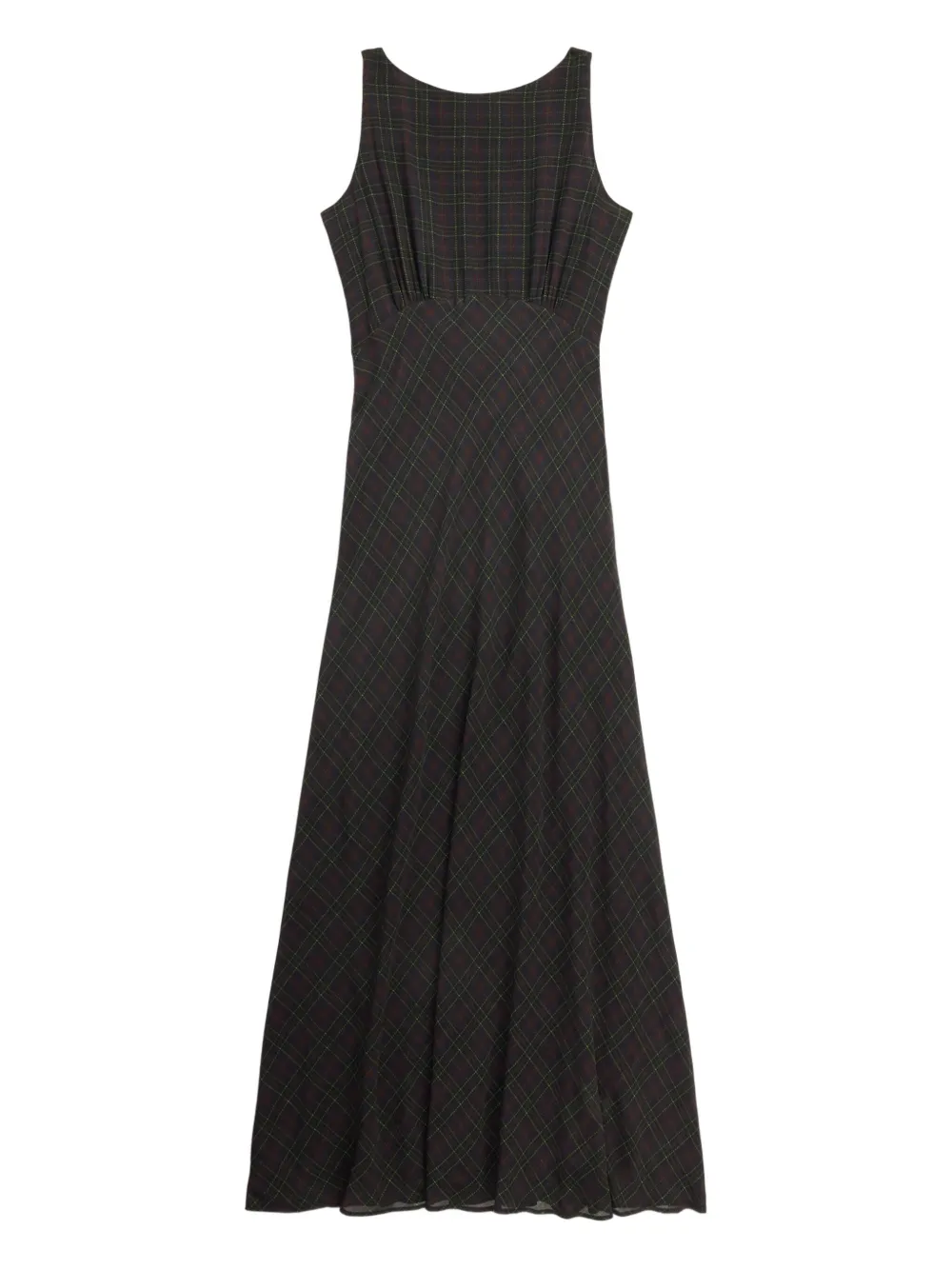 

Платье макси Juliana в клетку Ralph Lauren Rrl, красный