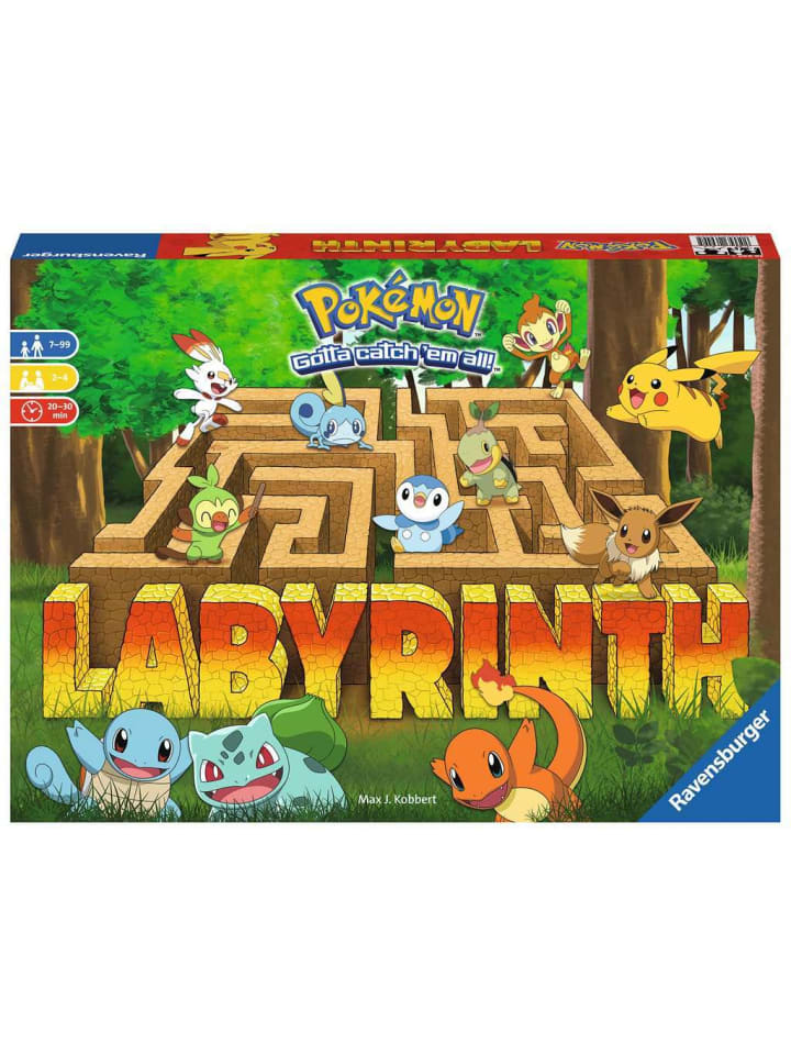 

Раздвижная головоломка Ravensburger Pokémon Labyrinth в красочном исполнении