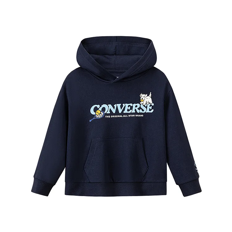 Детский худи Converse, Rock Ridge Gray — фото 3