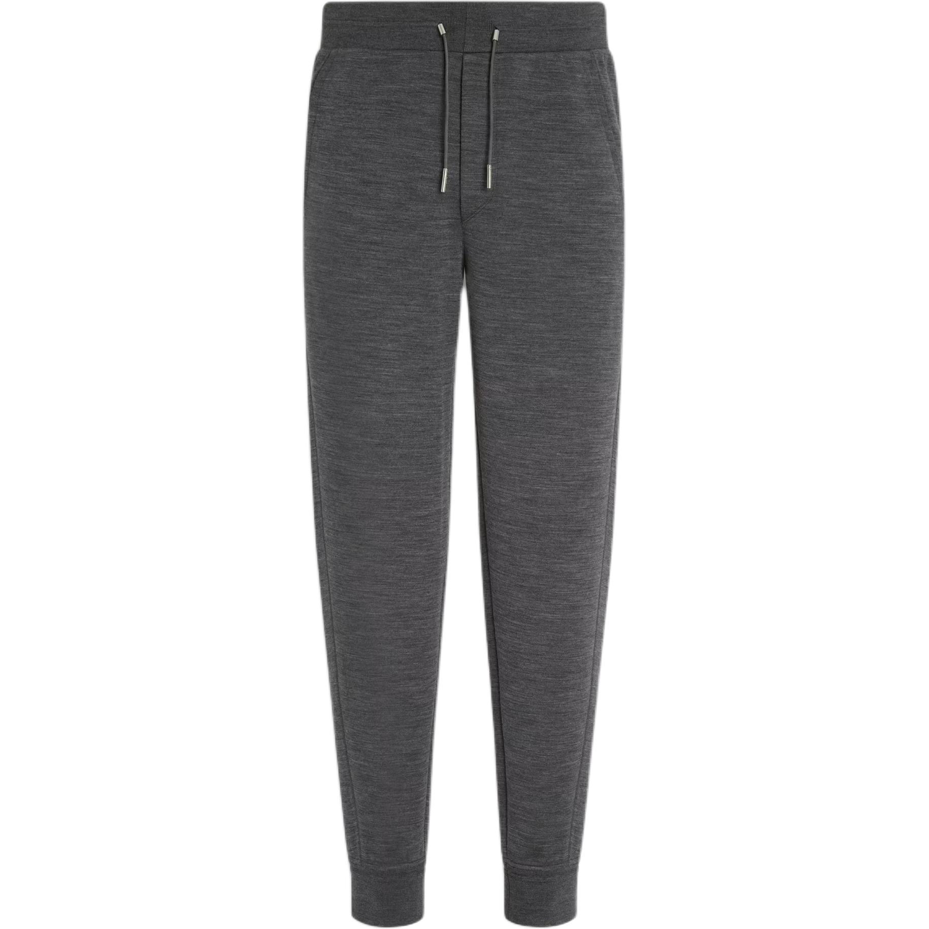 

Ermenegildo Zegna Вязаные спортивные штаны мужские, светло-серые, со средними манжетами