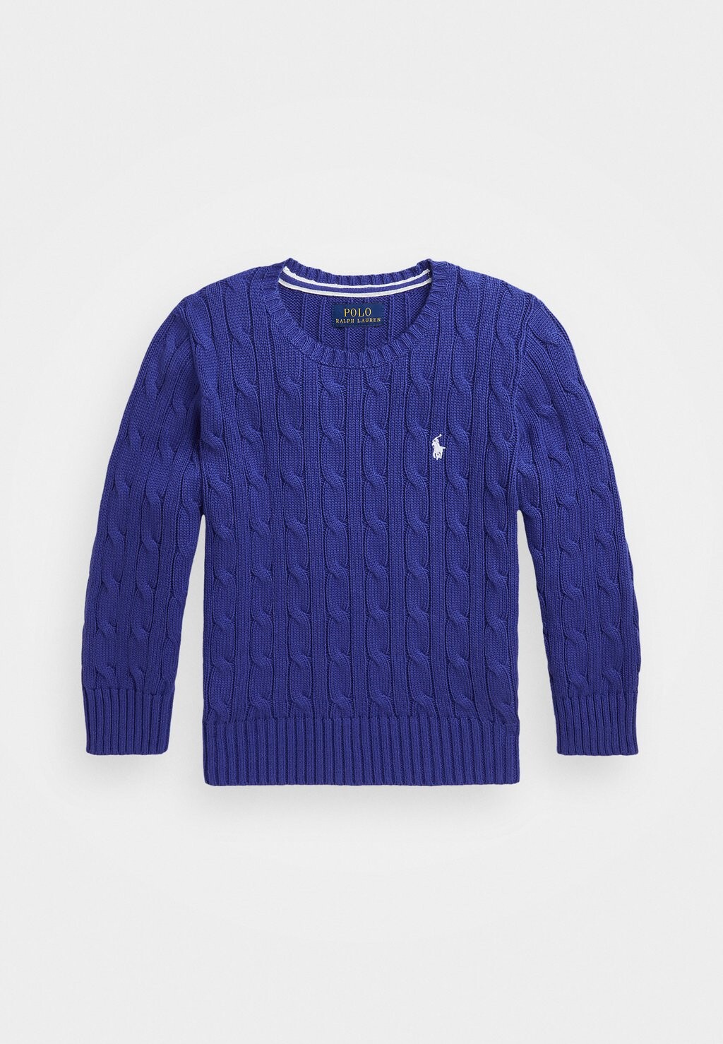 

Вязаный свитер CABLE-KNIT COTTON JUMPER Ralph Lauren, синий