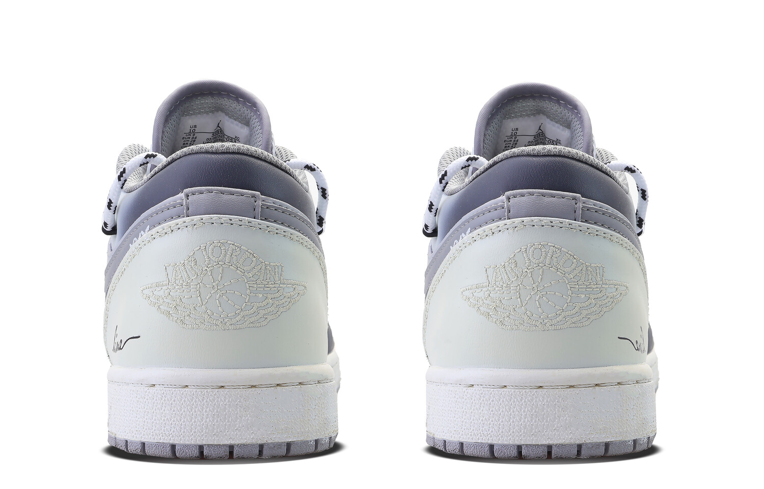 Кроссовки Air Jordan 1 Vintage Basketball Shoes Men Low-Top White — фото 4