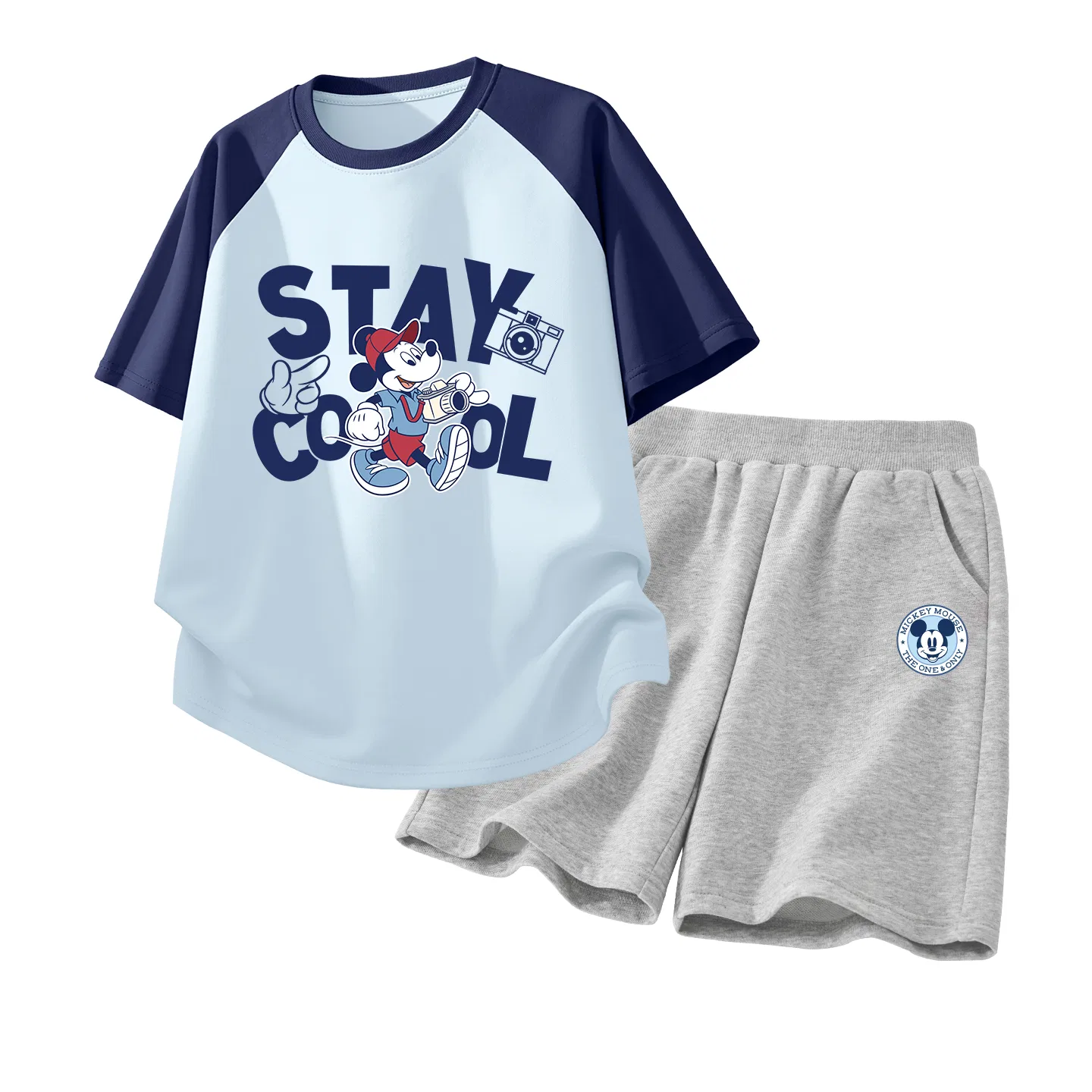 Спортивный костюм Disney Casual Sportswear Two Piece Set, серо-голубой
