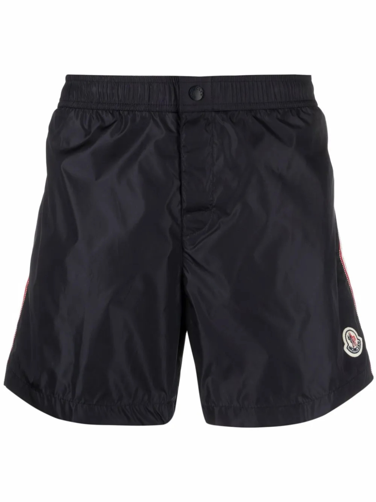 

Moncler плавки-шорты с нашивкой-логотипом, синий