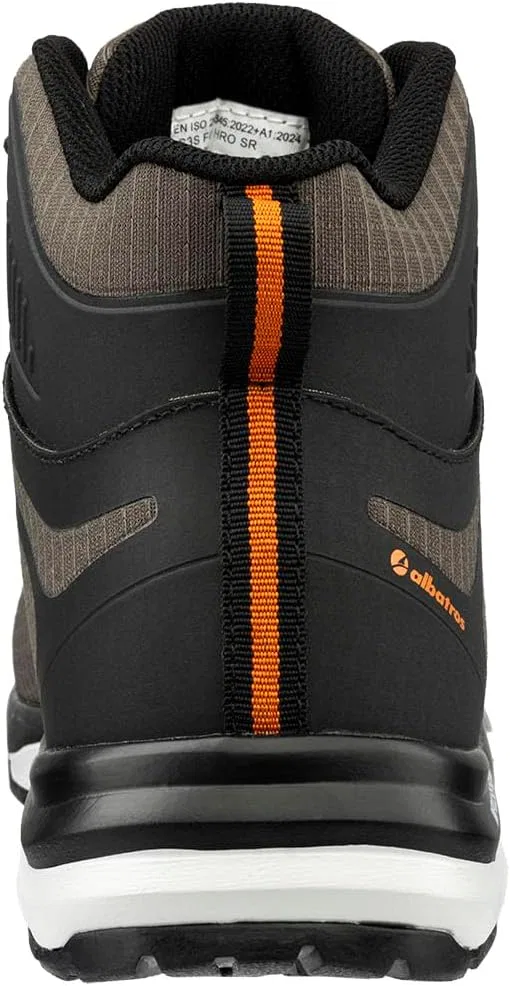 Защитная обувь ALBATROS Trailmaster Mid S3S ESD FO HRO SR для мужчин, нескользящая, без металлических вставок из стекловолокна, Gray — фото 4