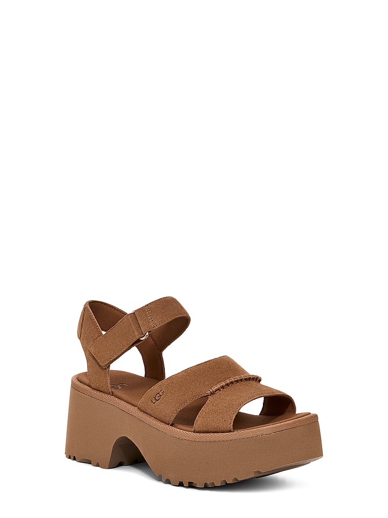 Сандалии с ремешком на щиколотке новой высоты Ugg, цвет chestnut — фото 2