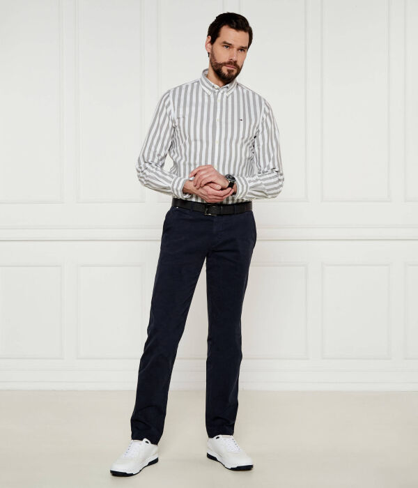 Рубашка Оксфорд Slim fit Tommy Hilfiger, серый — фото 2