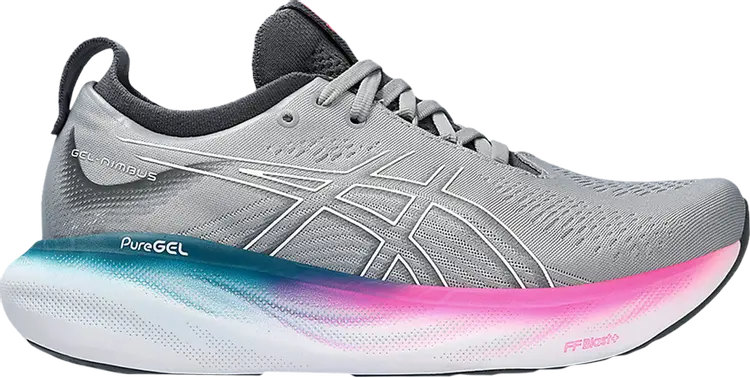 

Кроссовки Wmns Gel Nimbus 25 Wide 'Sheet Rock Pink Rave', серый