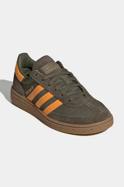 Кроссовки замшевые HANDBALL SPEZIAL Adidas Originals, зеленый — фото 2
