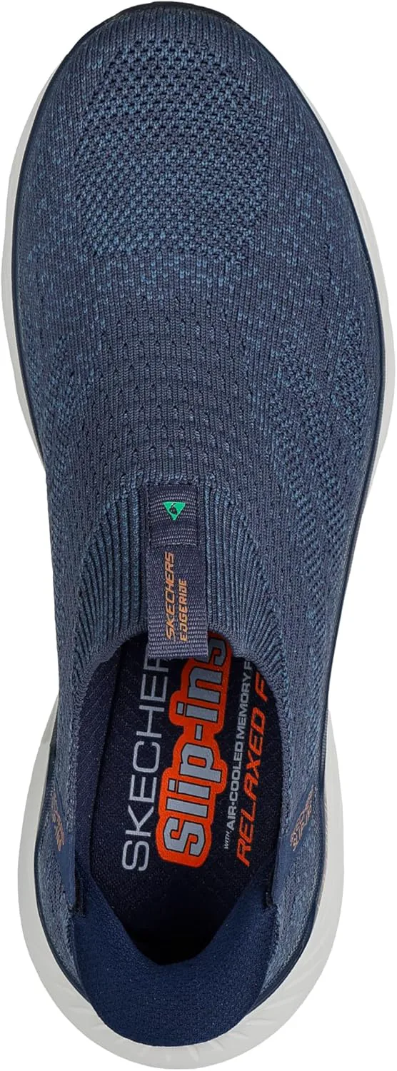 Мужские кроссовки Skechers Edgeride Commissioner с удобной посадкой без шнурков — фото 4