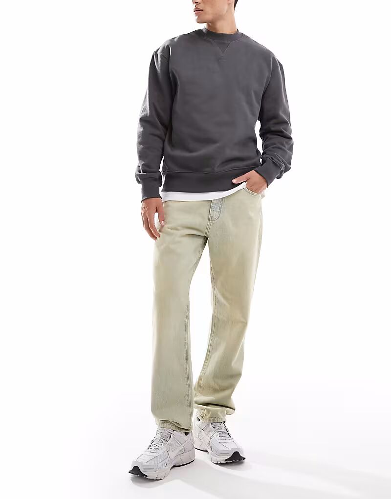 

Джинсы & SONS Edge прямого кроя с винтажным оттенком Only & Sons, светло-коричневый