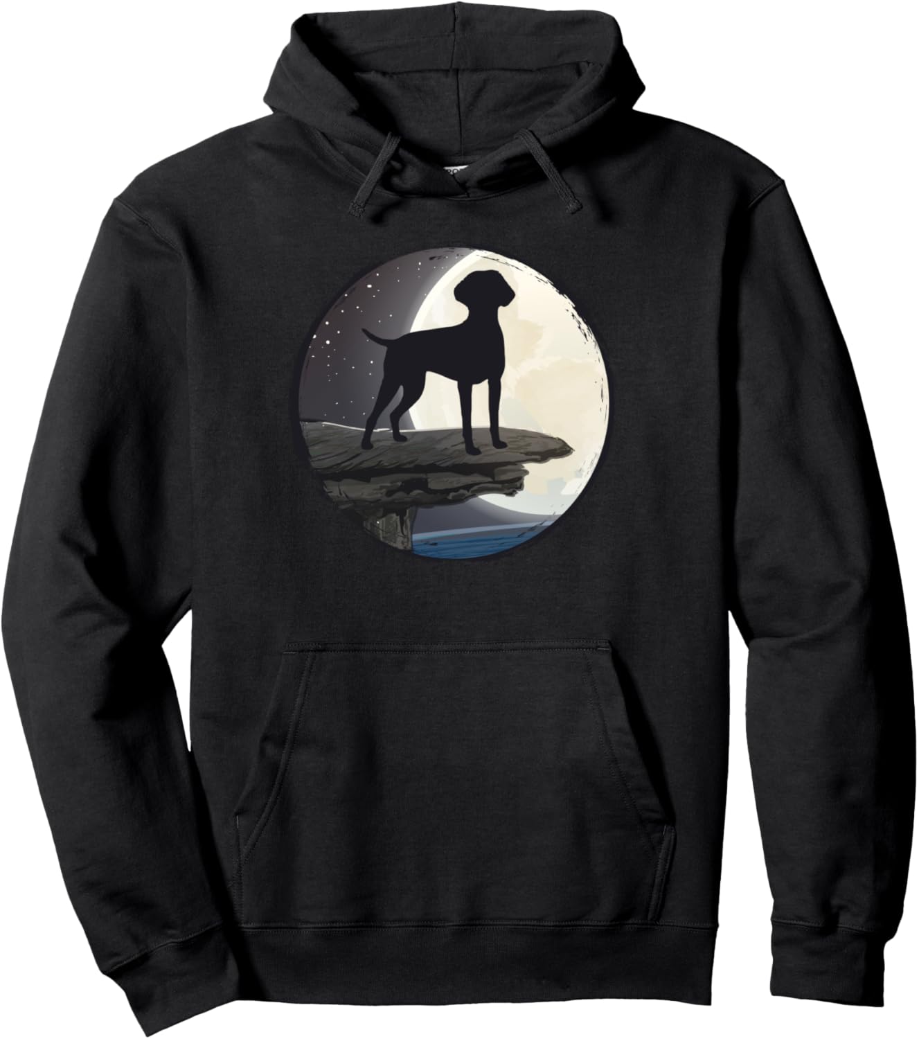 

Худи в стиле ретро с изображением немецкой короткошерстной легавой 99 Gifts German Shorthaired Pointer Retro, черный