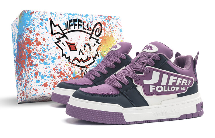 

Кроссовки Jifffly Skateboard Shoes Unisex Low-Top Purple Gray, Фиолетовый, Кроссовки Jifffly Skateboard Shoes Unisex Low-Top Purple Gray