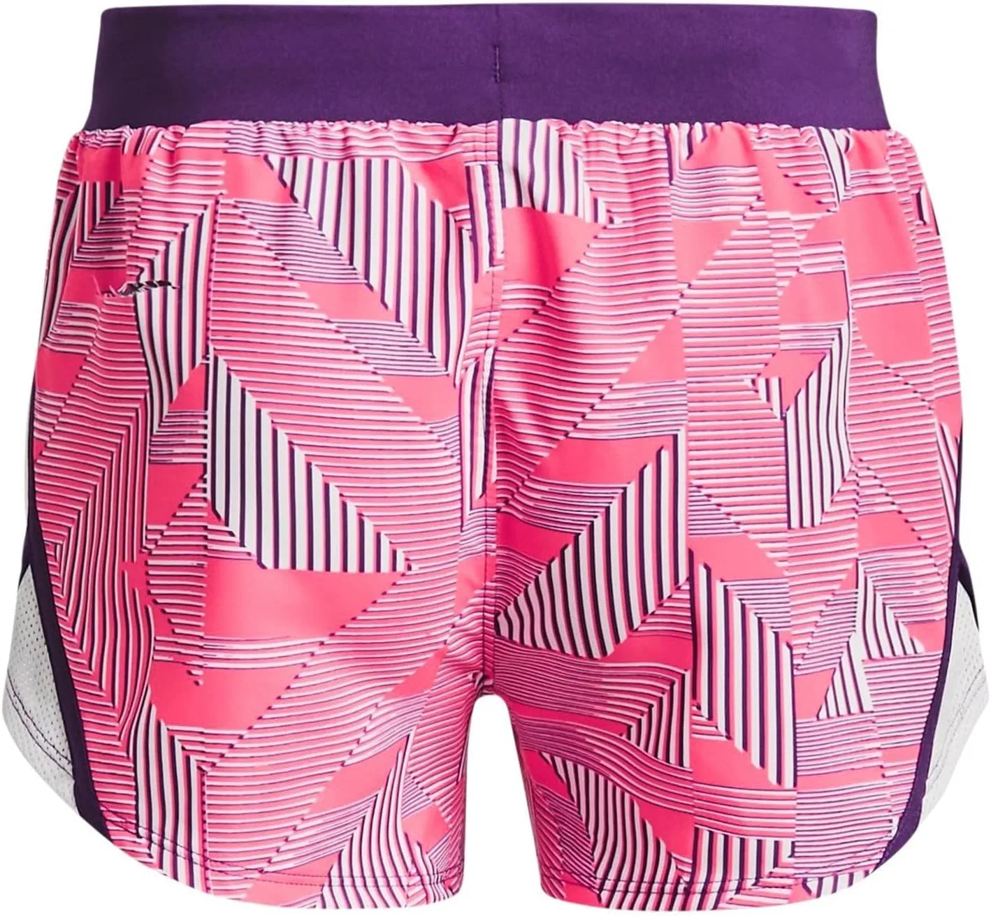 Шорты Under Armour Girls Fly By с принтом, (683) Pink Shock/White/Galaxy Purple — фото 2