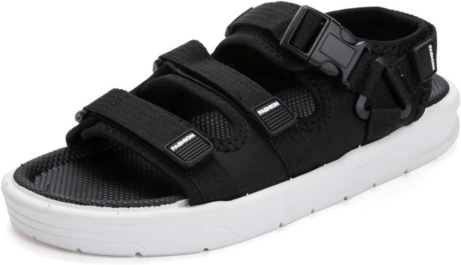 

Мужские сандалии ZHSYWVNW, новые резиновые шлепанцы на платформе для лета, повседневные тренды для студентов, пляжная обувь, белый/черный