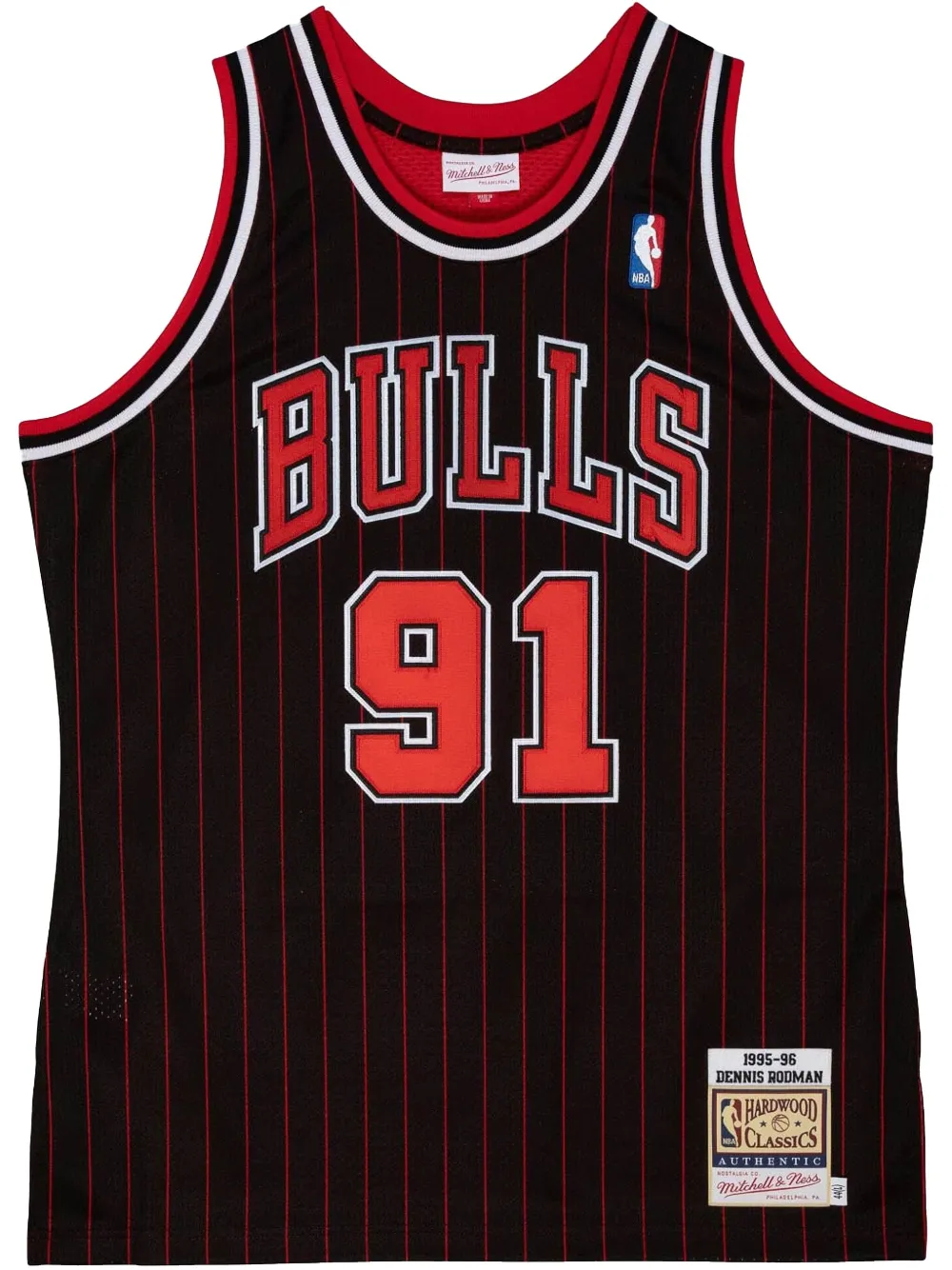 

Топ Authentic NBA Chicago Bulls 1995 Dennis Rodman Mitchell & Ness, черный