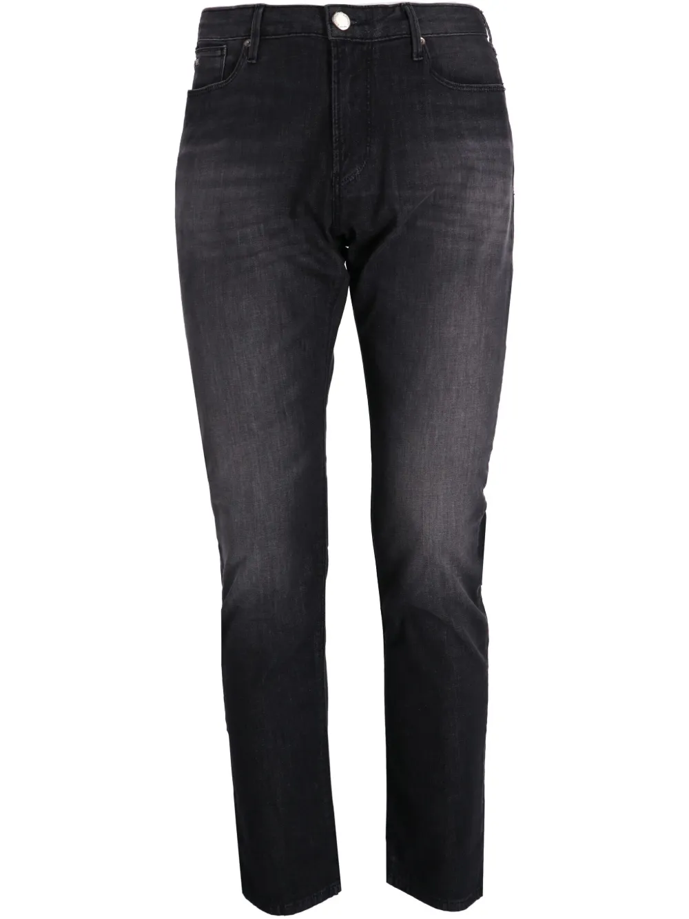 

Хлопковые джинсы EMPORIO ARMANI, черный
