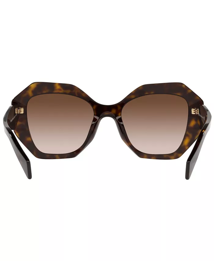Солнцезащитные очки женские Symbole Irregular, модель PR 16WS PRADA, коричневый — фото 3