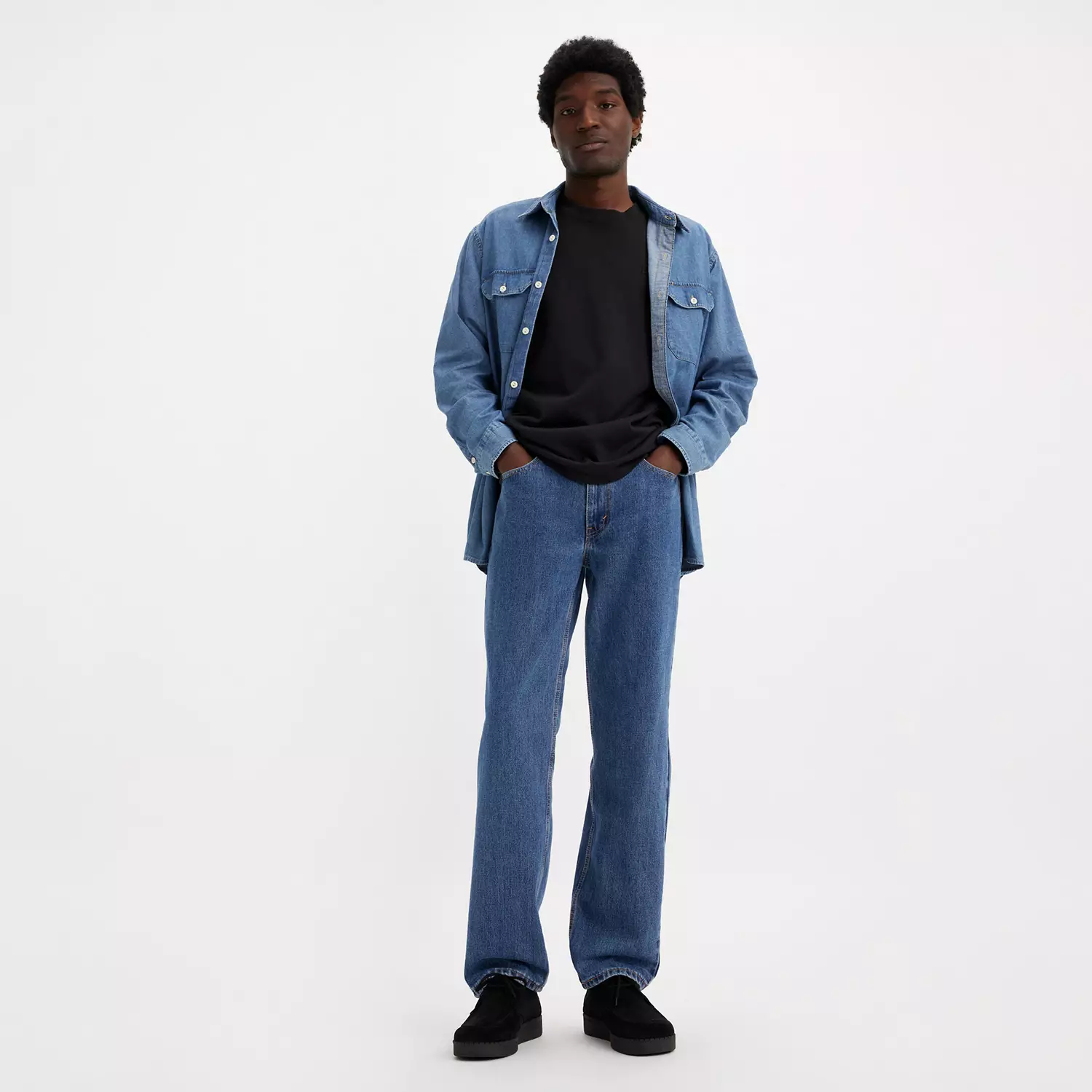 

Мужские джинсы стандартного кроя 505 Levi's, цвет In Your Court - Medium Wash - Stretch