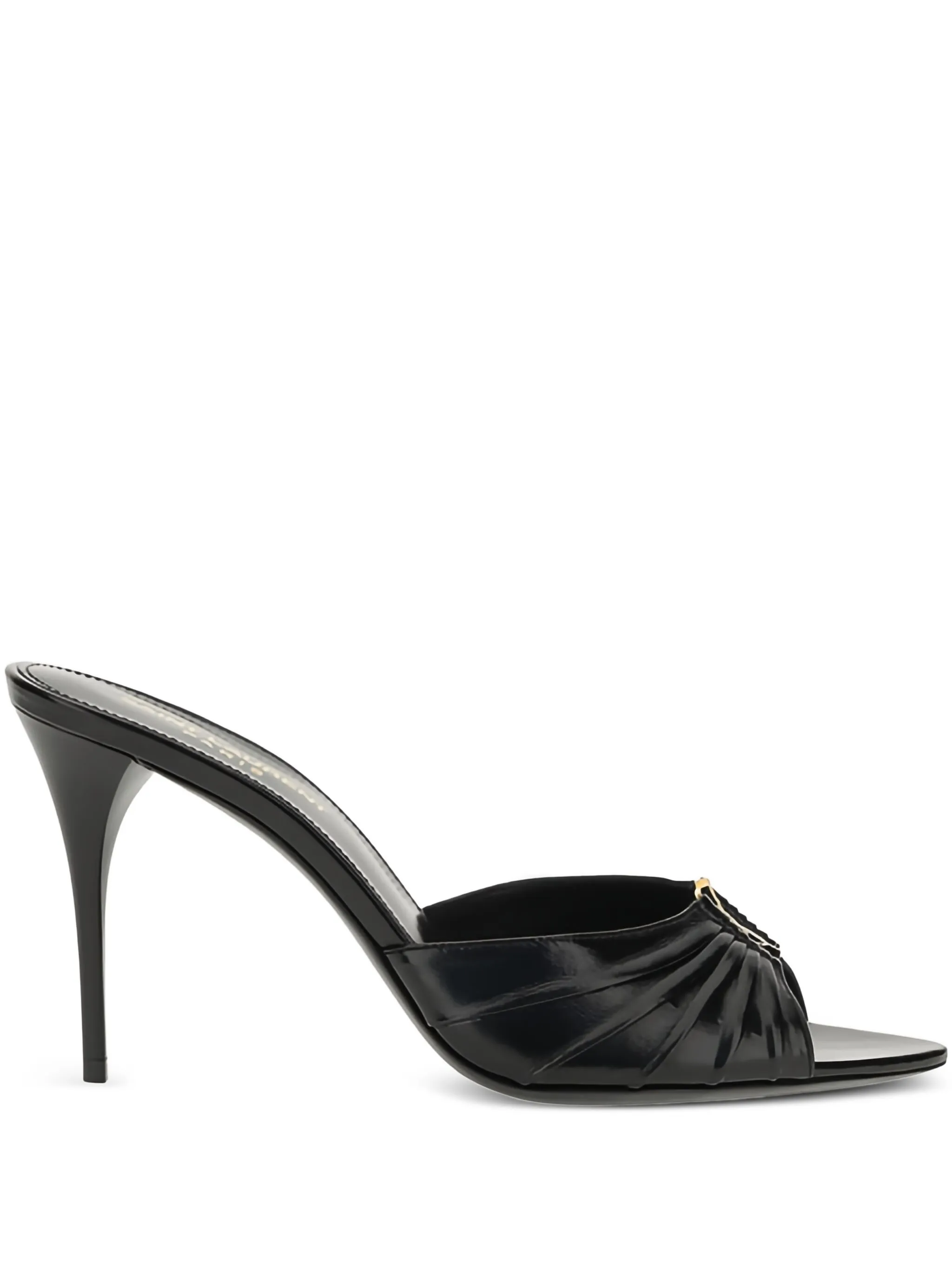 Мюли Babylone 90 Saint Laurent, черный