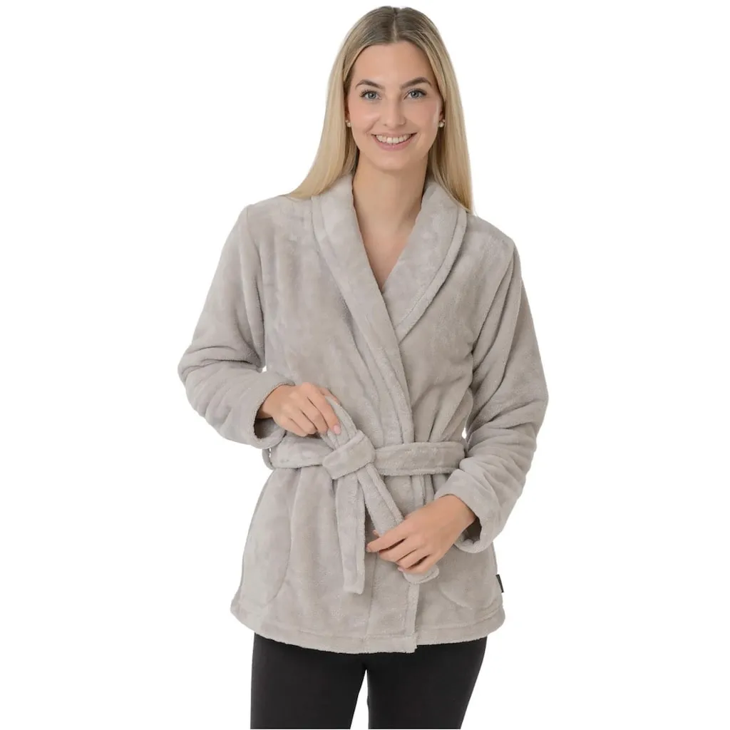 

Женский халат 6604, 1 шт., непревзойденно мягкий Wewo Fashion, Stone