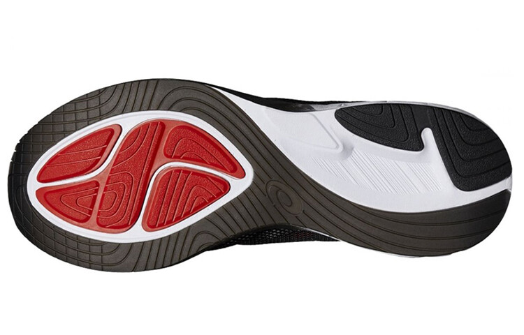 Кроссовки мужские Asics Noosa FF с низким верхом, красные/черные — фото 4