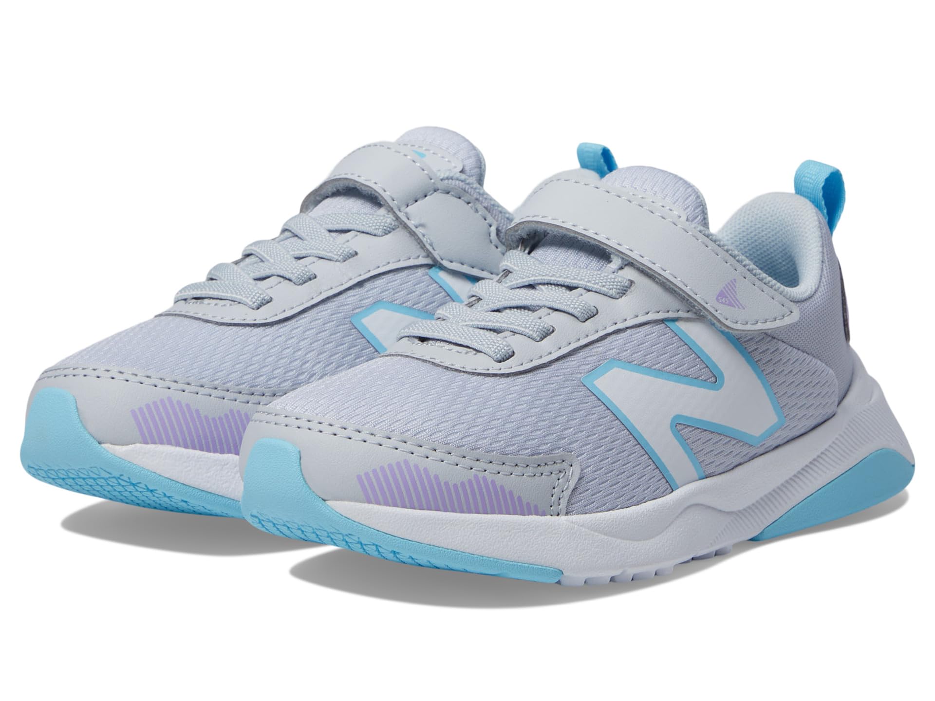 

Кроссовки New Balance Kids Dynasoft 545 Bungee Lace With Top Strap, Granite/Lilac Glo