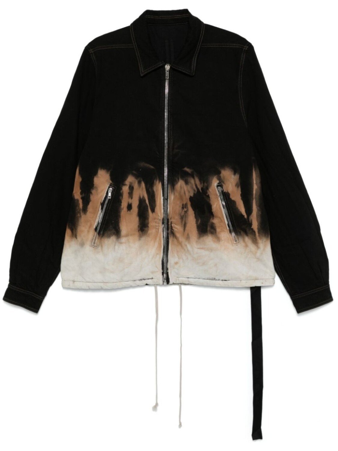 

Rick Owens DRKSHDW джинсовая куртка с принтом тай-дай, черный