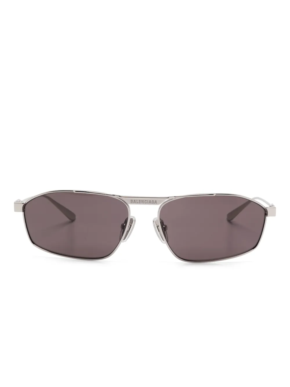 

Солнцезащитные очки BB0416S Balenciaga Eyewear, серебяный