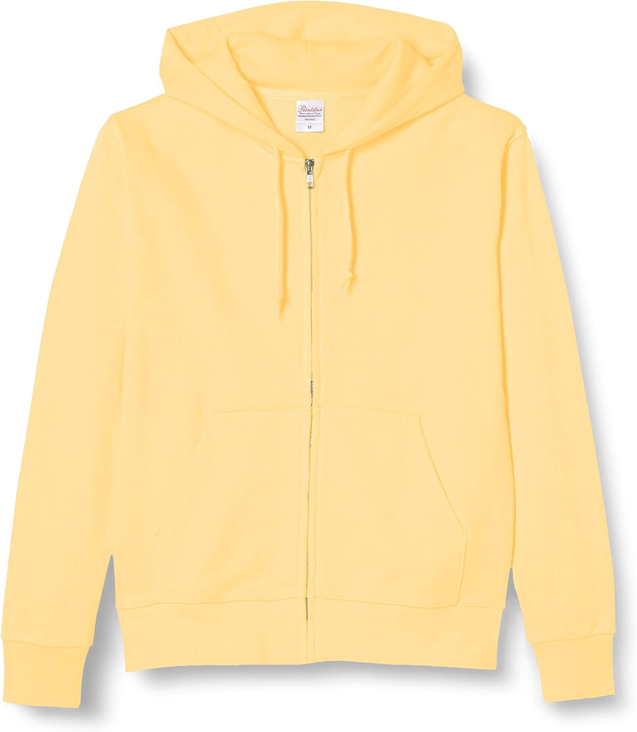 

Мужская толстовка Printstar 00189-NNZ, 273 г, на флисовой подкладке, стандартный капюшон с застежкой-молнией, светло-желтый