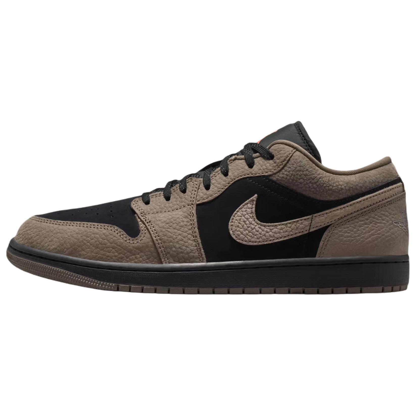 

Jordan Кроссовки Air 1 Low top Vintage Basketball Shoes Unisex Brown Black