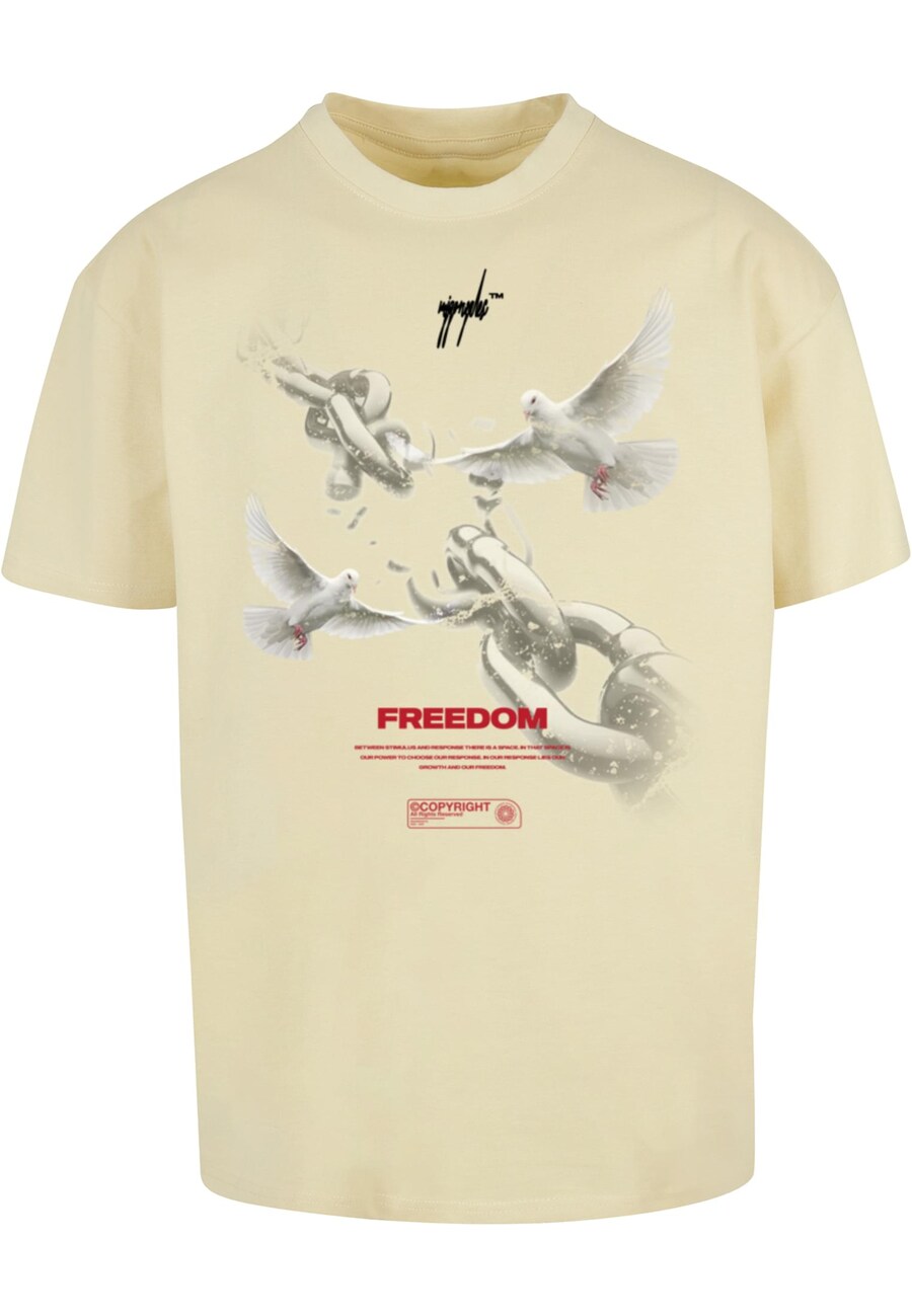 

Классическая футболка MJ Gonzales Shirt Freedom, цвет pastel yellow