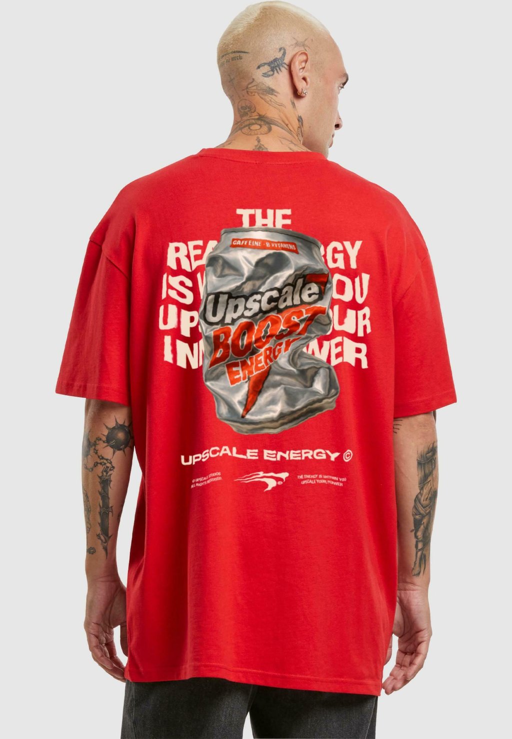 

Футболка с принтом Upscale by Mister Tee, красный