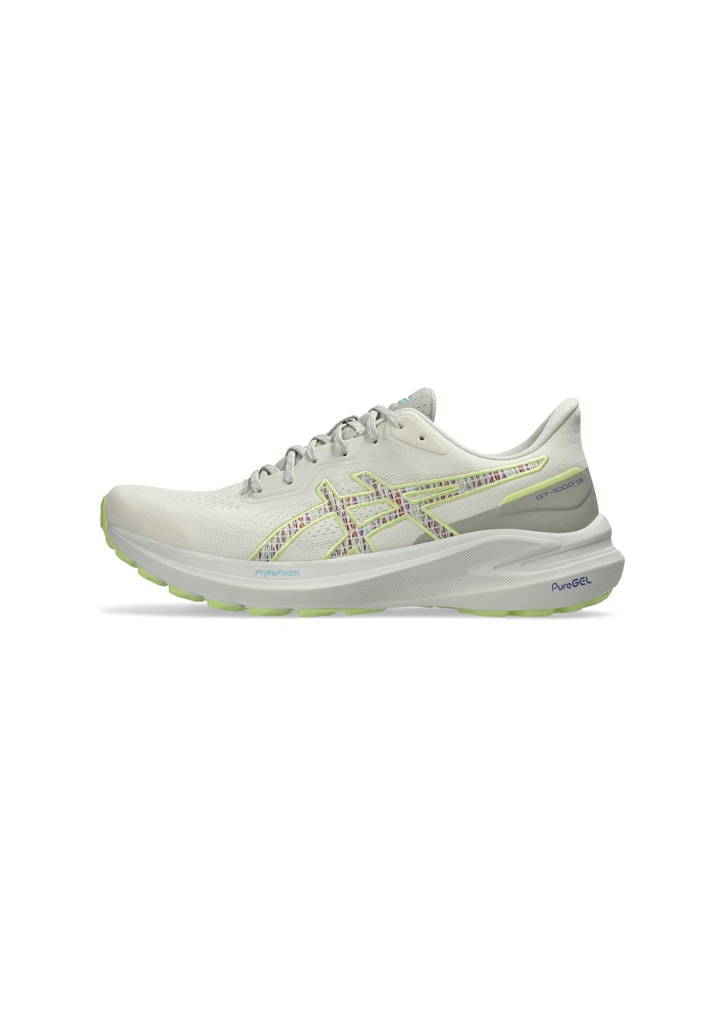 

Кроссовки для бега GT-1000 13 TR ROAD RUNNING SHOES NATURE BATHING LIME GREEN ASICS, серый